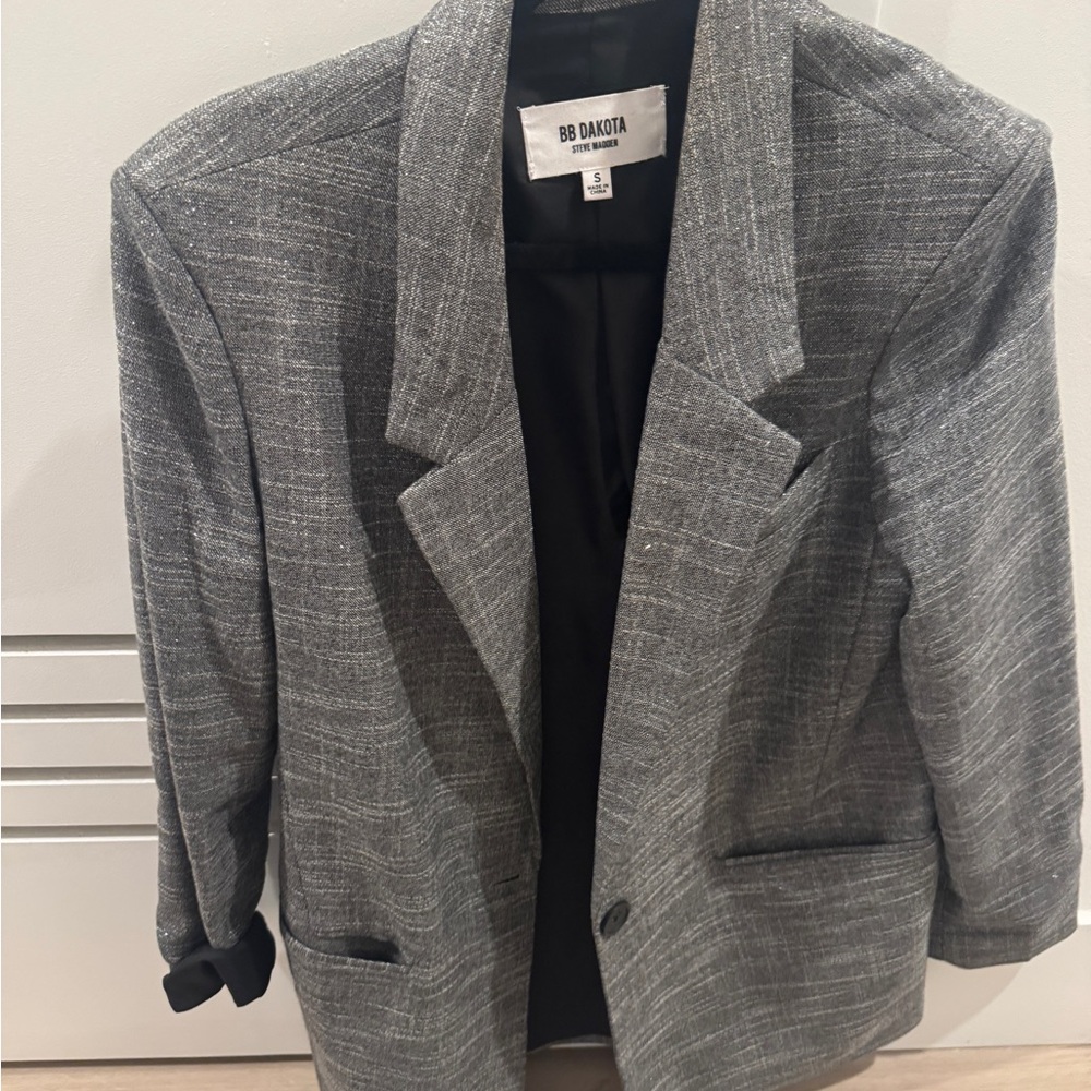 BB Dakota grey sparkly blazer